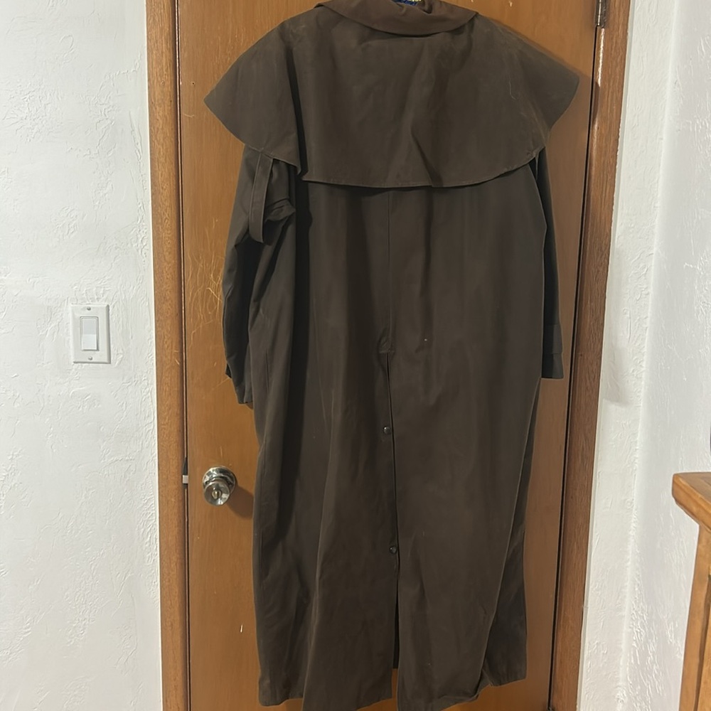 Mens Oiled Duster - Picture 7 of 13